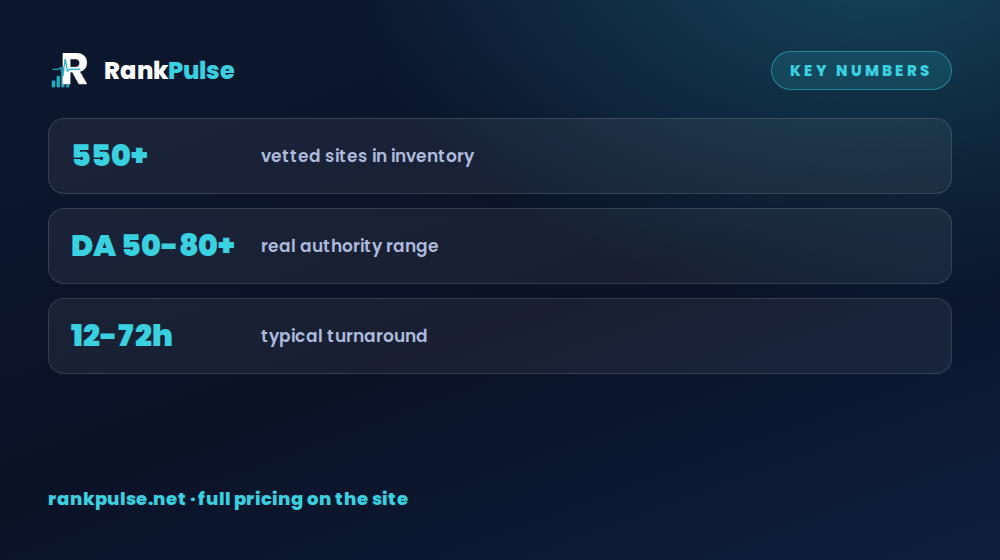 Key numbers